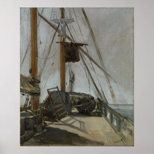 Manet - Fraktens däck Poster