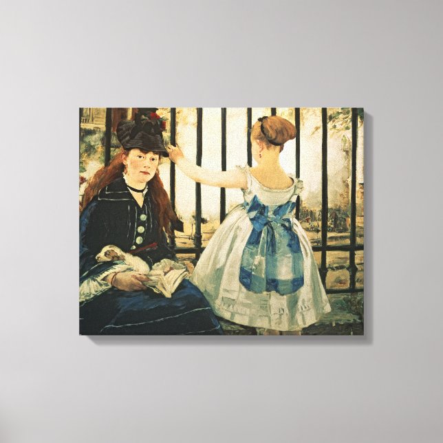 Manet | Gare St. Lazare, 1872-3 Canvastryck (Framsida)
