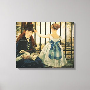 Manet Gare St. Lazare, 1872-3 Canvastryck