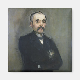 Manet Georges Clemenceau Porträtt, 1879 Magnet