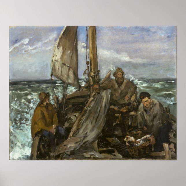 Manet - Havets arbetare Poster (Framsidan)