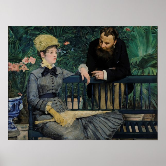 Manet - I vinterträdgården - HQ Poster (Framsidan)
