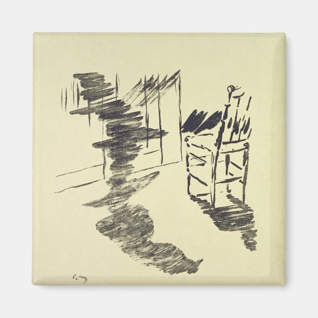 Manet | Illustration for 'Raven' Magnet (Framsidan)