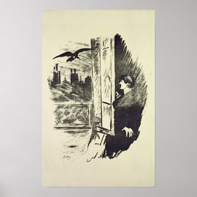 Manet | Illustration for 'Raven' Poster (Framsidan)