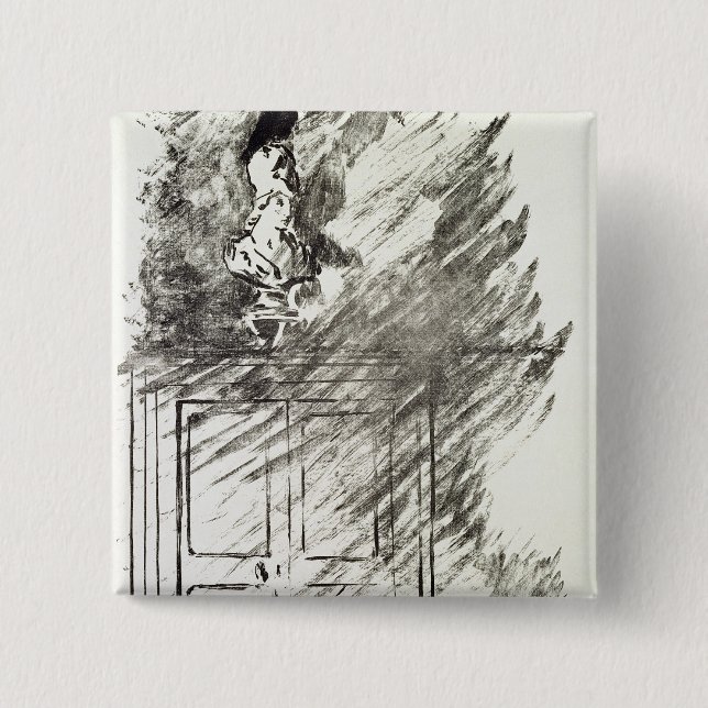 Manet | illustration för 'Raven'en Knapp (Framsida)