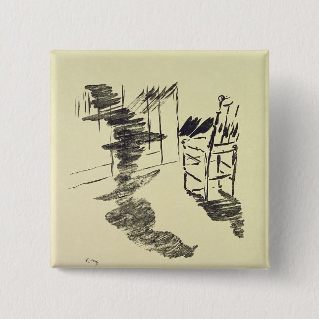 Manet | illustration för 'Raven'en Knapp (Framsida)