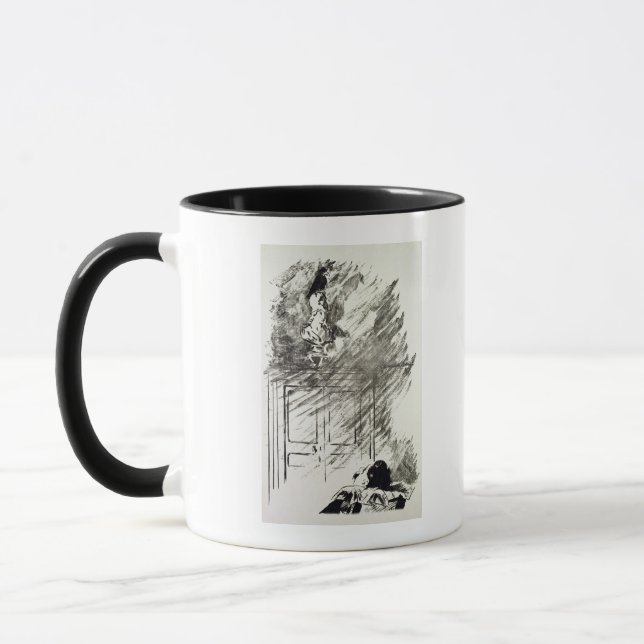 Manet | illustration för 'Raven'en Mugg (Vänster)