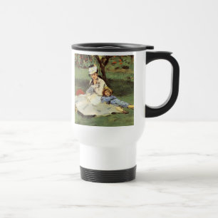 Manet Impressionist Fransk Family Garden Painting Resemugg