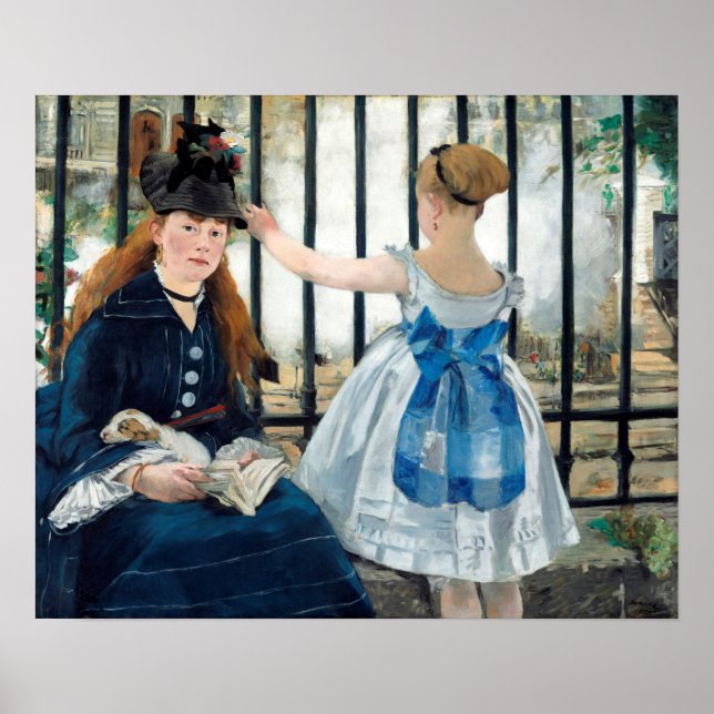 Manet - Järnväg Poster (Framsidan)