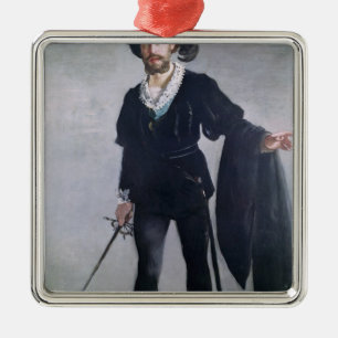 Manet Jean Baptiste Faure som Hamlet, 1877 Julgransprydnad Metall