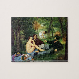 Manet - kopiera av luncheonen på gräset 1863 pussel