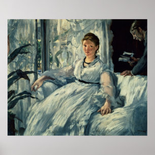 Manet läsning, 1865 poster