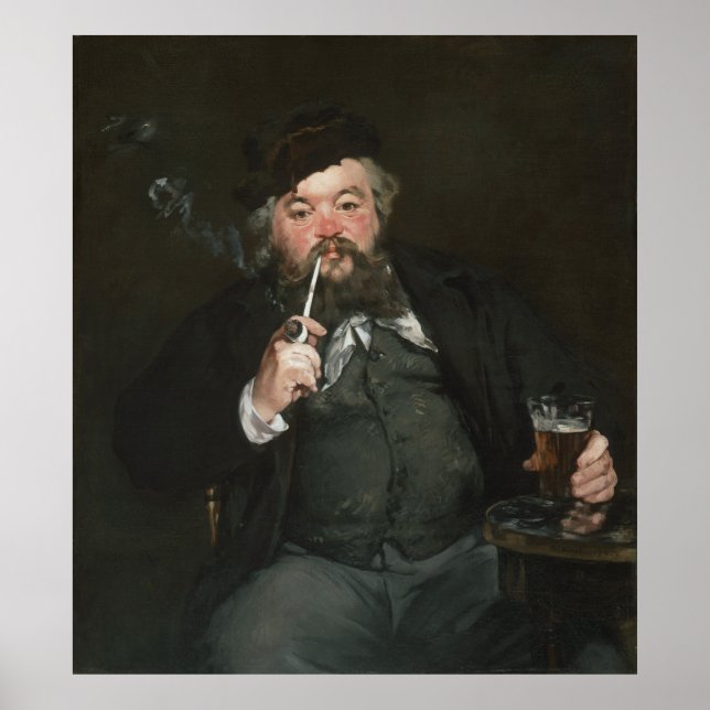 Manet, Le Bon Bock Poster (Framsidan)