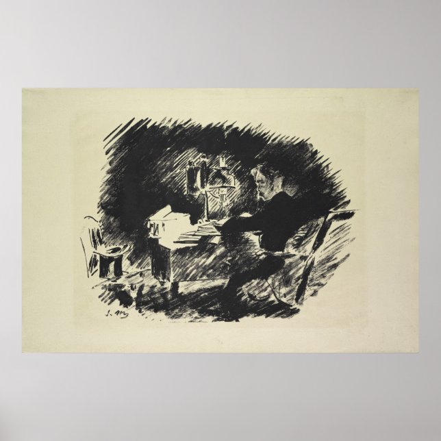 Manet | Le Corbeau 1875 Poster (Framsidan)