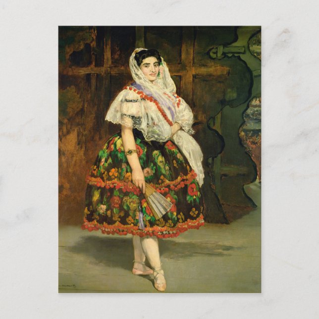 Manet | Lola de Valence, 1862 Vykort (Framsida)