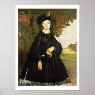 Manet madamBrunet Poster