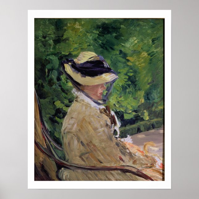 Manet | Madame Manet i Bellevue Poster (Framsidan)