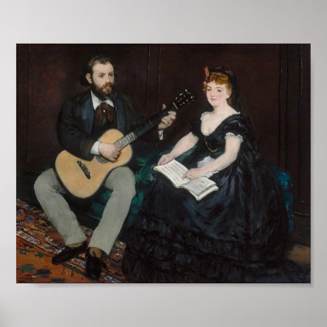 Manet, Music Lesson Poster (Framsidan)