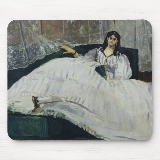 Manet | porträtt av Jeanne Duval, 1862 Musmatta (Framsidan)