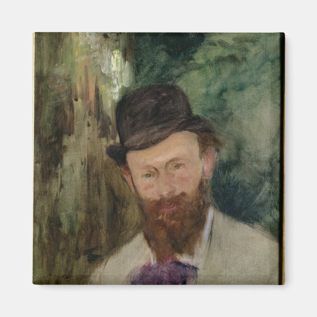 Manet | Porträtt i Edouard Manet c.1880 Magnet (Framsidan)