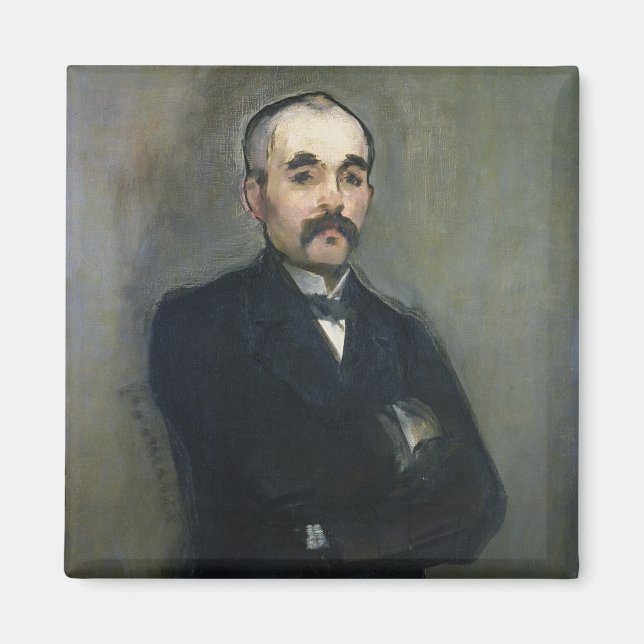 Manet | Porträtt i Georges Clemenceau, 1879 Magnet (Framsidan)