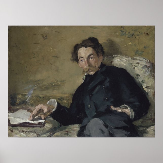 Manet - Porträtt i Stephane Mallarme Poster (Framsidan)