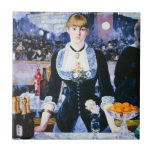Manet pub på Foliesen Bergere Kakelplatta