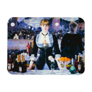 Manet Pub vid Folies Bergere Magnet