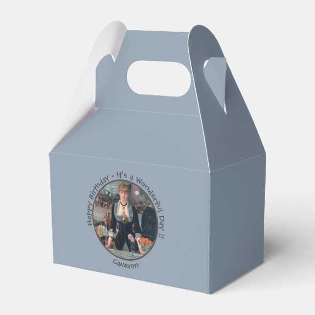 Manet Pub vid insamlingen av Folies-Bergère Party Presentaskar (Framsidan Sidan)