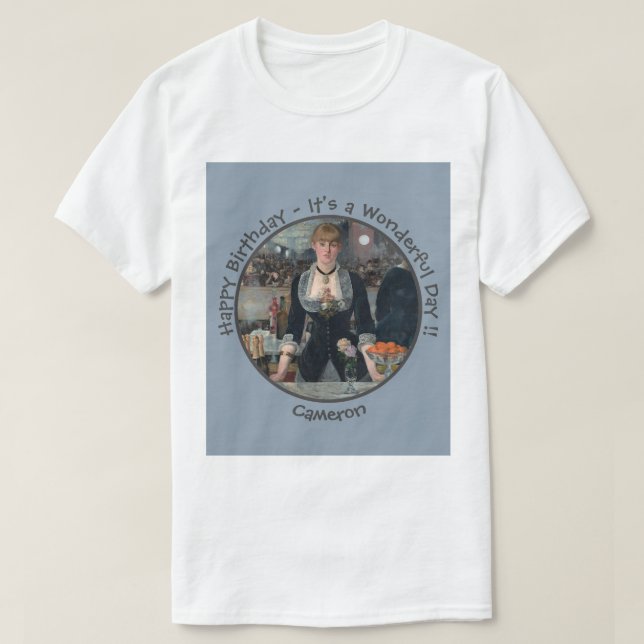 Manet Pub vid insamlingen av Folies-Bergère Party T Shirt (Design framsida)