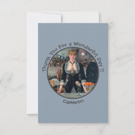 Manet Pub vid insamlingen av Folies-Bergère Party Tack Kort