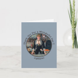 Manet Pub vid insamlingen av Folies-Bergère Party Tack Kort