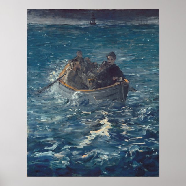 Manet - Rocheforts flykt Poster (Framsidan)