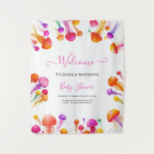 Manet Rosa Gul Gradient Pastell Bebis Shower