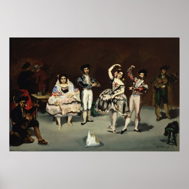 Manet - Spanska baletten Poster (Framsidan)