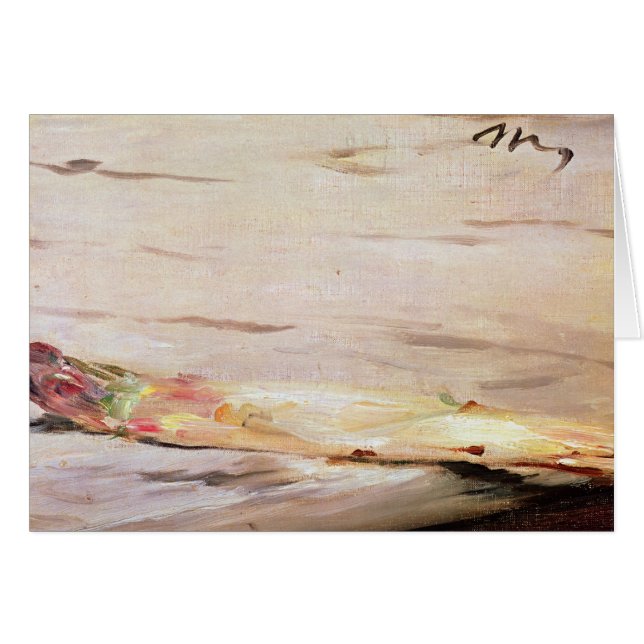 Manet | sparris, 1880 hälsningskort (Framsidan Horizontal)