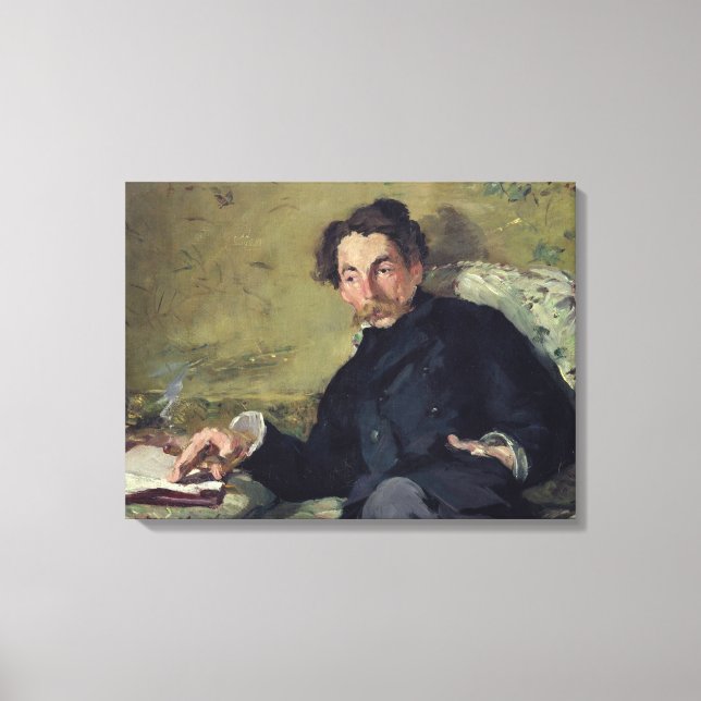Manet | Stephane Mallarme 1876 Canvastryck (Framsida)