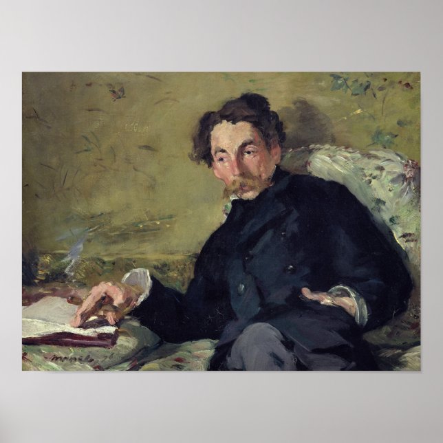 Manet | Stephane Mallarme 1876 Poster (Framsidan)