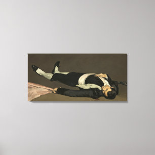 Manet   The Dead Toreador, c.1864 Canvastryck