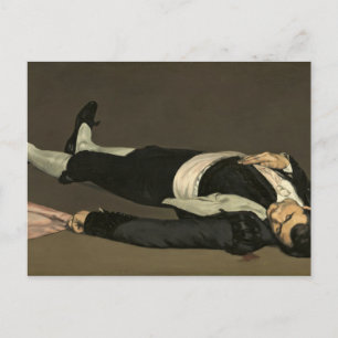 Manet The Dead Toreador, c.1864 Vykort