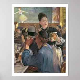 Manet tränga någon av enKonsert, 1878-80 Poster