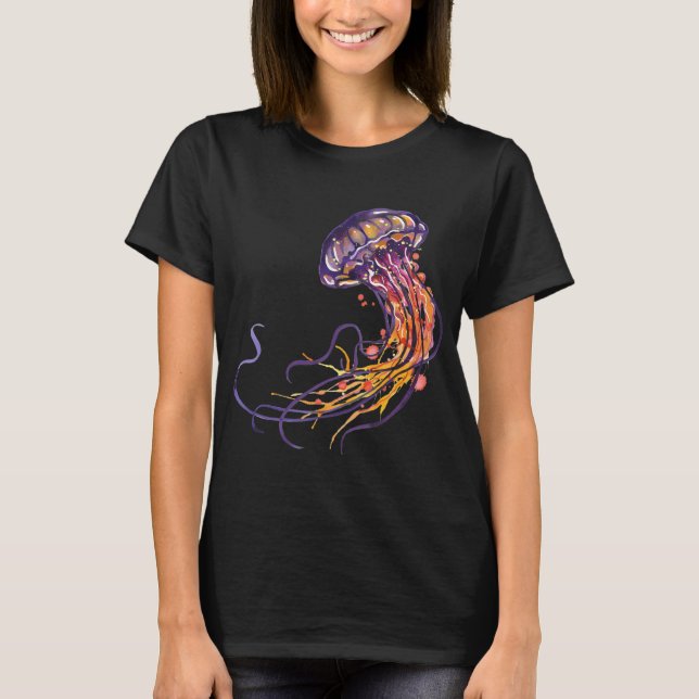 Maneter akvarell t shirt (Framsida)