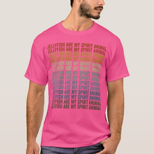 Maneter Är Min Andliga Djur Maneter present T Shirt (Framsida)