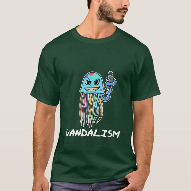 Maneter Gelé Fisk Havsdjur vänner T Shirt (Framsida)