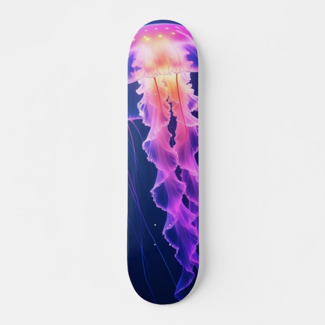 Maneter Hav Undervattensliv Mini Skateboard Bräda 18,5 Cm (Framsida)