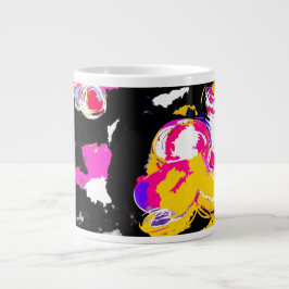 Maneter lyser jumbo mugg