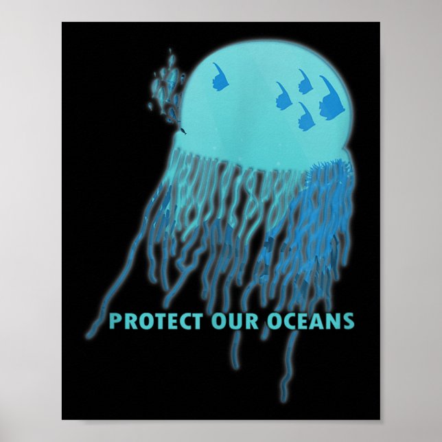 Maneter Miljöskydd, Klimatskydd Poster (Framsidan)