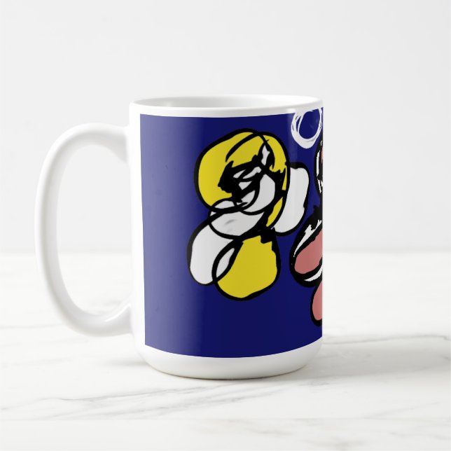 Maneter passar  kaffemugg (Vänster)