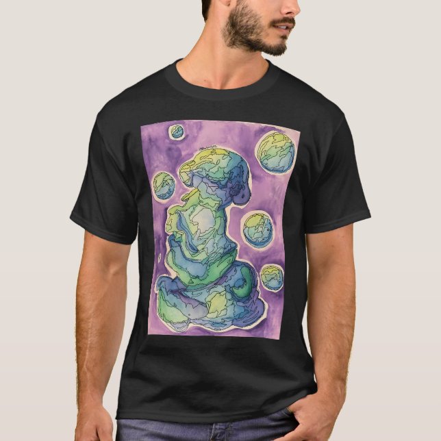 Maneterlinjer T Shirt (Framsida)