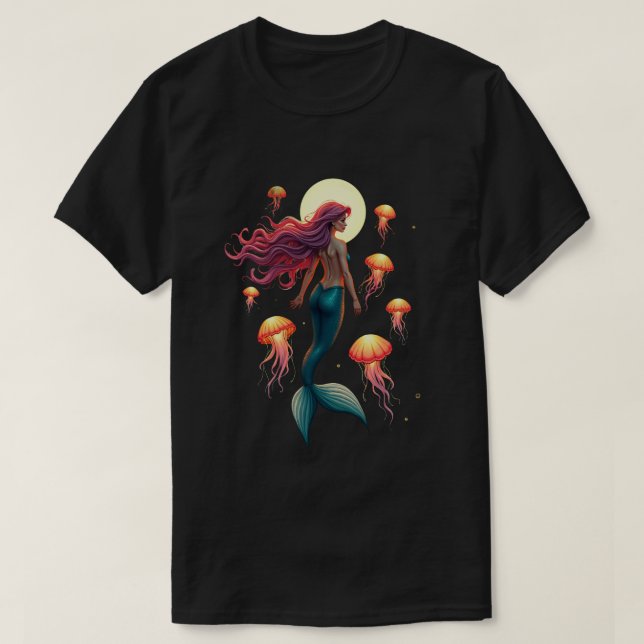 Manetfisken Havfrun T Shirt (Design framsida)